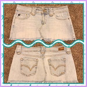 Jean Mini Skirt sz. 13